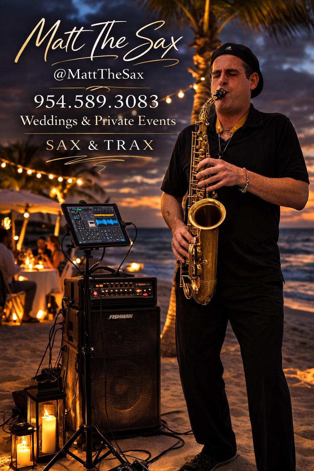 Matt The Sax performing live